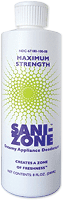 Sani-Zone Ostomy Appliance Deodorant 8 oz. Bottle QD1008OD