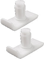 Universal Walker Ski Glides, Fits 7/8"-1",Pair 641031