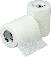 Coban Non-Sterile Self-Adherent Wrap 3" x 5 yds., White 881583W