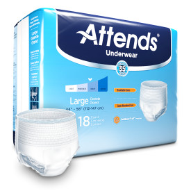 Attends Adult Extra Absorbency Protective Underwear Large 44" - 58" 48AP0730
