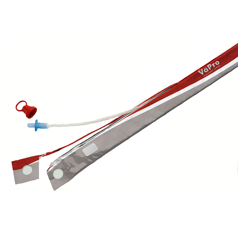 VaPro No Touch Intermittent Coude Catheter, Standard with Tip 14 Fr 16", Hydrophilic 5073144
