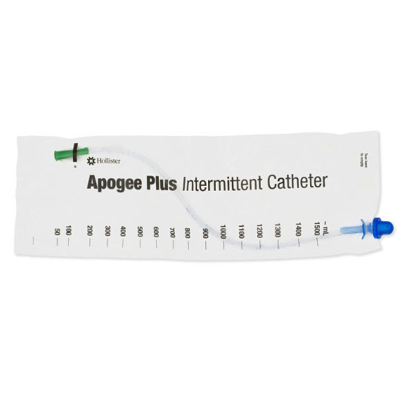 Apogee Plus Intermittent Catheter 10 Fr 16"" 1500 mL 50B10F