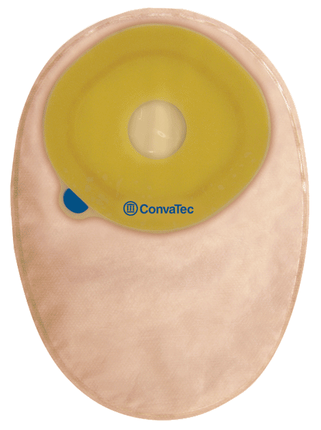 Esteem + One-Piece Pre-cut Closed-End Pouch, Modified Stomahesive, Filter, 12" panel Opaque, 1 9/16" 51416713