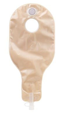 Natura 2-Piece High Output Drainable Pouch with Filter, 1-3/4" Flange, 14" Length 51420695