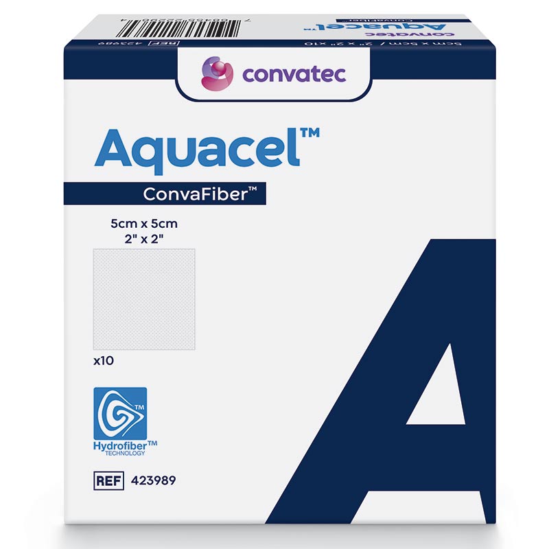 Aquacel ConvaFiber Dressing, 2" x 2" 51423989