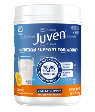 Juven Therapeutic Nutrition Powder, Orange Flavored, 40.9 oz MultiServe Container 5269281