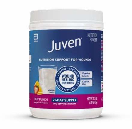 Juven Therapeutic Nutrition Powder, Fruit Punch Flavored, 40.9 oz MultiServe Container 5269283