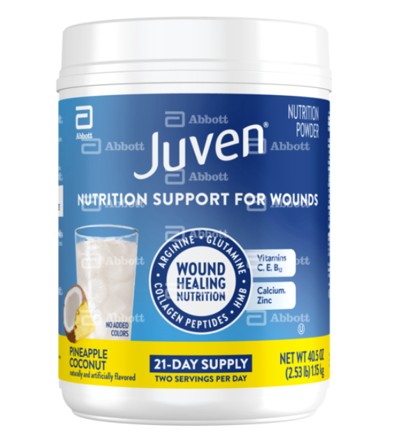 Juven Therapeutic Nutrition Powder, Pineapple Flavored, 40.9 oz MultiServe Container 5269287