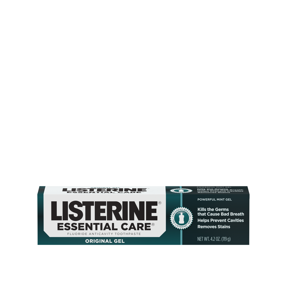 Listerine Essential Care Original Gel Fluoride Mint Toothpaste, 4.2 oz 5343455