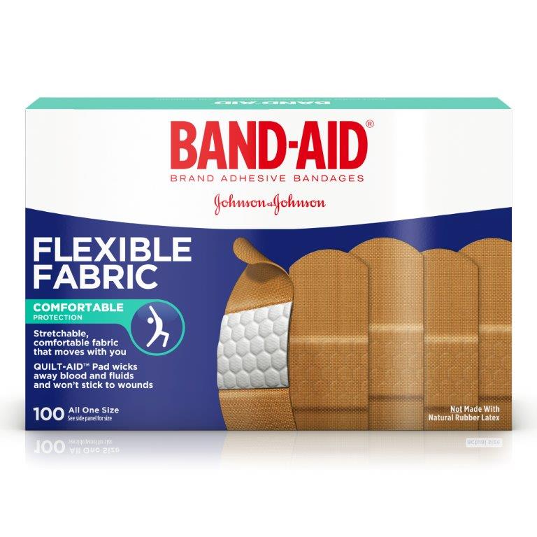 Band-Aid Flexible Fabric Adhesive Bandage 1" x 3" 534444