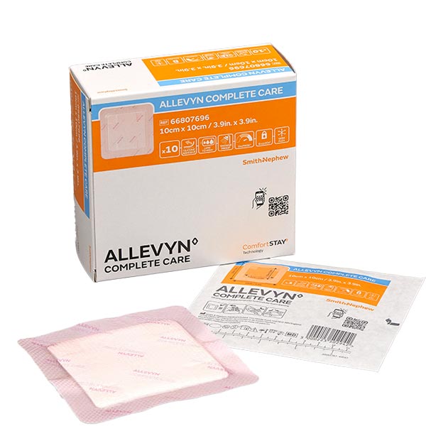 Allevyn Complete Care Foam Dressing, 4" x 4" 5466807696