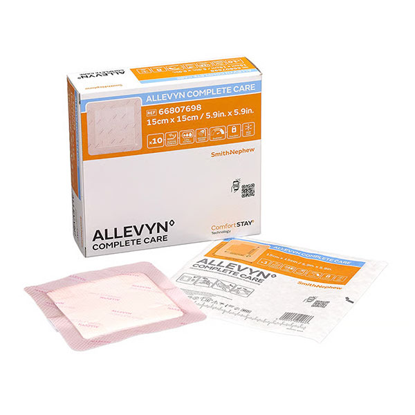 ALLEVYN Complete Care Foam Dressing, 6" x 6" 5466807698
