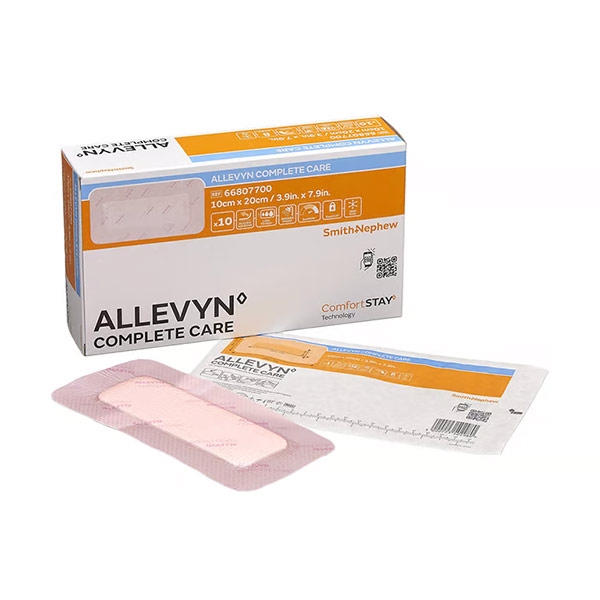 ALLEVYN Complete Care Foam Dressing, 4" x 8" 5466807700
