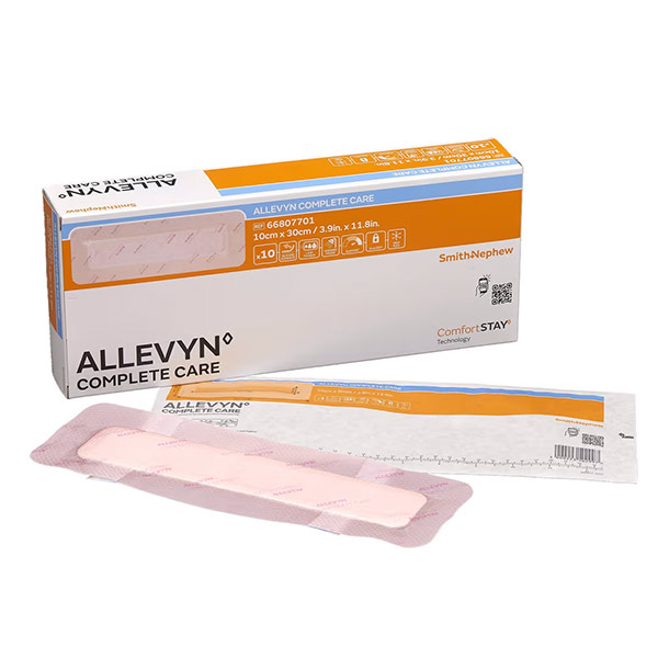 ALLEVYN Complete Care Foam Dressing, 4" x 12" 5466807701