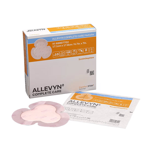 ALLEVYN Complete Care Foam Dressing, Multisite, 6.7" x 7" 5466807702