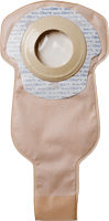 Ultra Extra 2" (50mm) Opening Drain Pouch With Skin Shield Shallow Convexity, Transparent 7255306