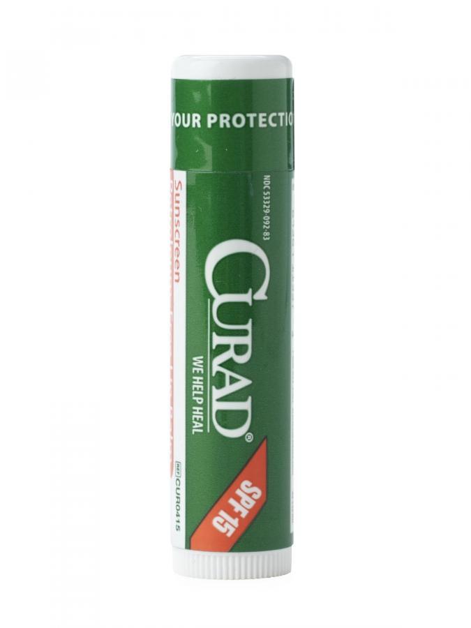 Curad Lip Balm, SPF 15, Mint Flavor 60CUR0415
