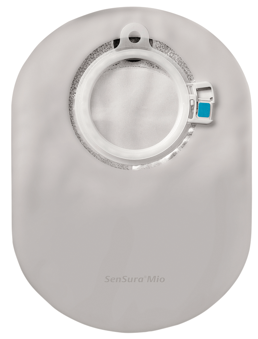 Mio Click 2-Piece Closed Maxi Pouch with Inspecition Window 50 mm, Red, Opaque 6211413