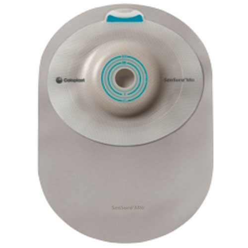 SenSura Mio 1-Piece Closed Pouch, Convex Light, Maxi, Opaque with Inspection Window, Pre-Cut 6216327