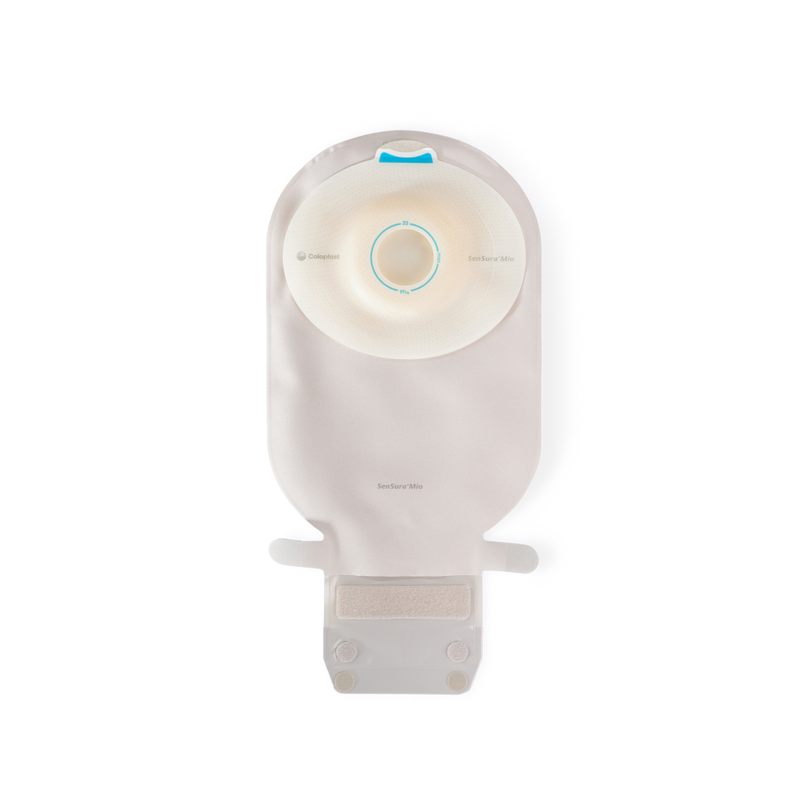 SenSura Mio 1-Piece EasiClose WIDE Outlet, Convex Light, Maxi, Transparent, Pre-cut 6216742