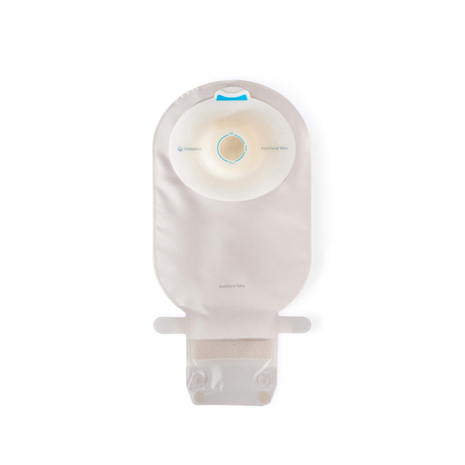 SenSura Mio 1-Piece EasiClose WIDE Outlet, Deep Convex, Maxi, Transparent, Pre-cut 6216770
