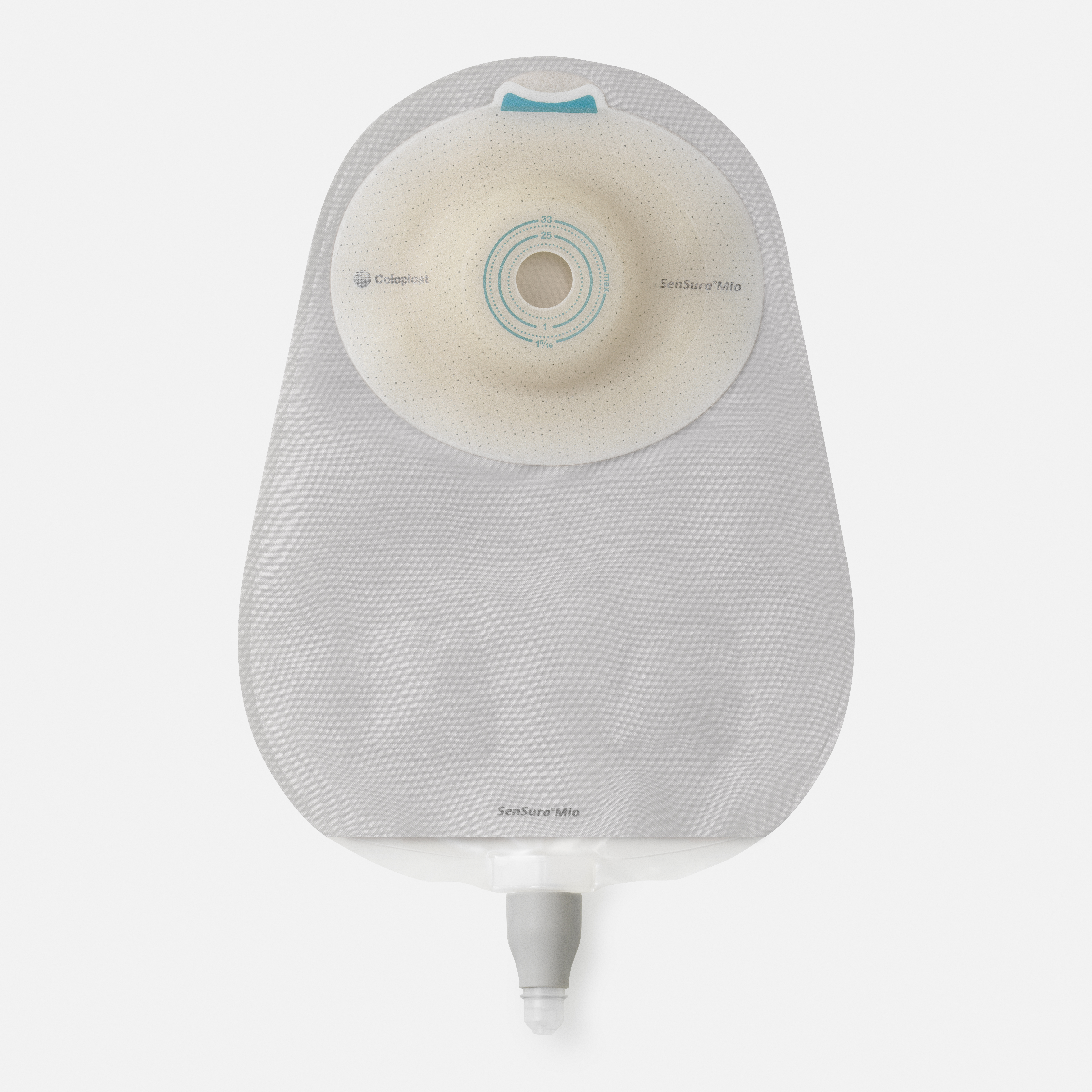SenSura Mio 1-Piece Urostomy Pouch with Twist Outlet, Deep Convex, Maxi, Opaque, Pre-Cut, 1 (25 mm) - REPLACES 6216862 62168620