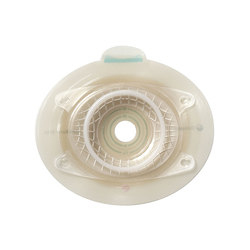 SenSura Mio Click 2-Piece Barrier, Deep Convex, Yellow, Pre-cut 1 5/8" 6216974
