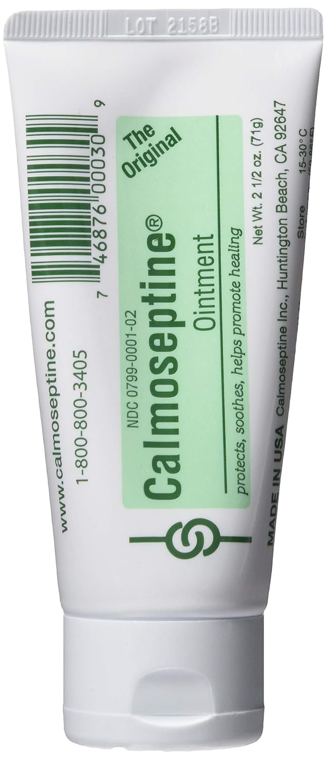 Calmoseptine Moisture Barrier Ointment, 2.5 oz Tube 6416799000102