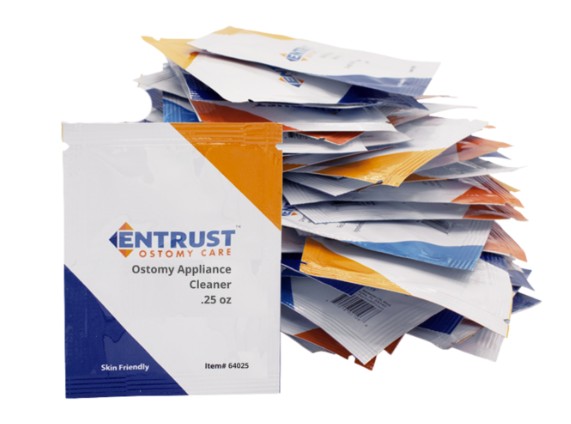 Entrust Ostomy Appliance Cleaner Sachet, .25 oz 6564025