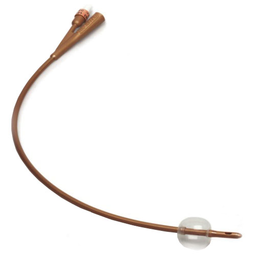Dover 2-Way Silver-Coated Silicone Foley Catheter 18 Fr 5 cc 68605189IC