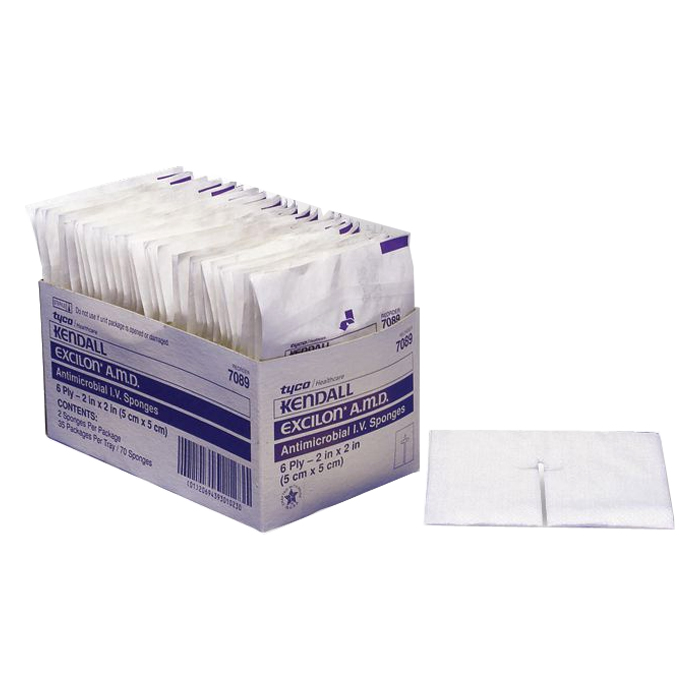 Excilon AMD Antimicrobial I.V. Sponge 2" x 2" 687089