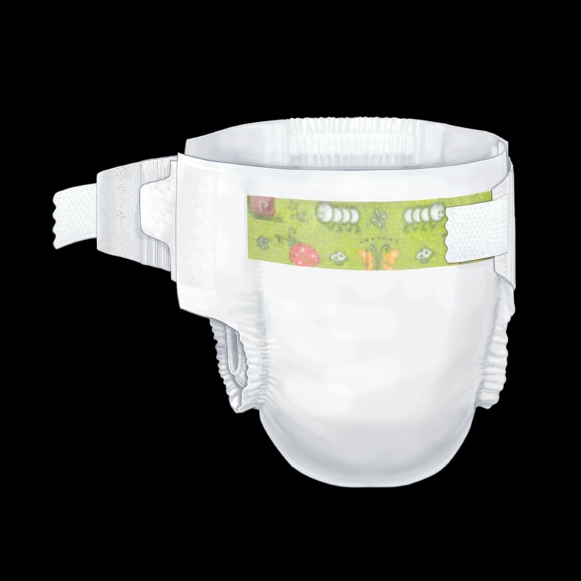 Cardinal Health WINGS Baby Diapers, Size 2, 12-18 lbs. (5-8 kg) - REPLACES 6880018 689002BA