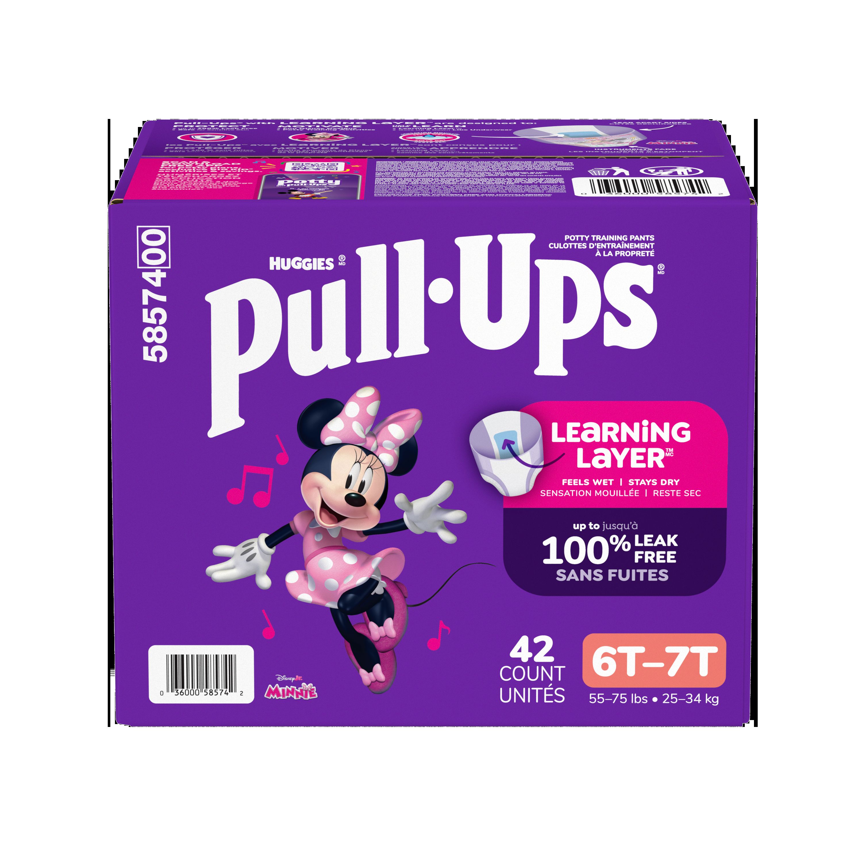 Pull-Ups Learning Designs Training Pants, Girls, Giga Pack, 6T - 7T 6958574