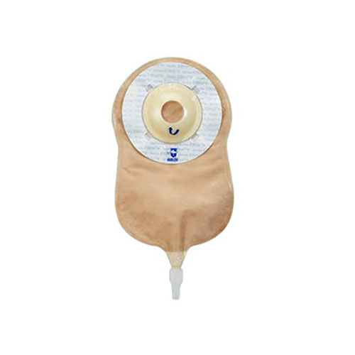 Ultra Extra 2" Shallow Convex, Medium Opaque Drain Pouch With Skin Shield Barrier 7255130