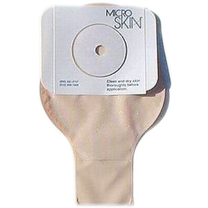Marlen Ultra Plus 1-1/4" x 2" Oval, Convex, Large, Transparent, Pouch with Skin Shield 7255458