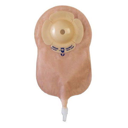 UltraMax Deep Convex Urostomy Pouch With Aquatack Hydrocolloid Barrier 3/4" (19mm), Transparent 7272619