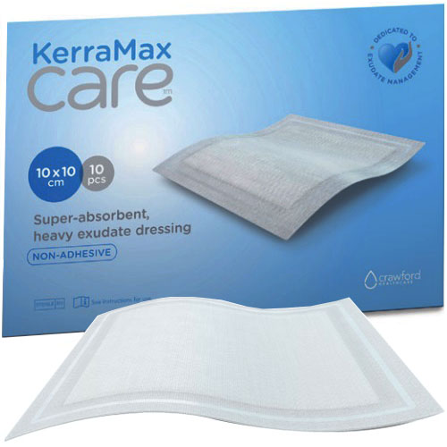 KerraMax Care Super Absorbent Dressing, 4" x 4" 87PRD50050