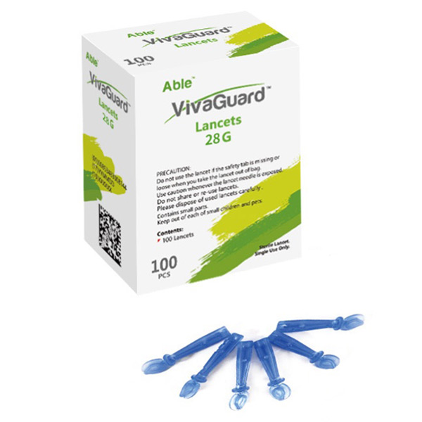 VivaGuard Lancets, 28G, 100 Count ABVGL012U2