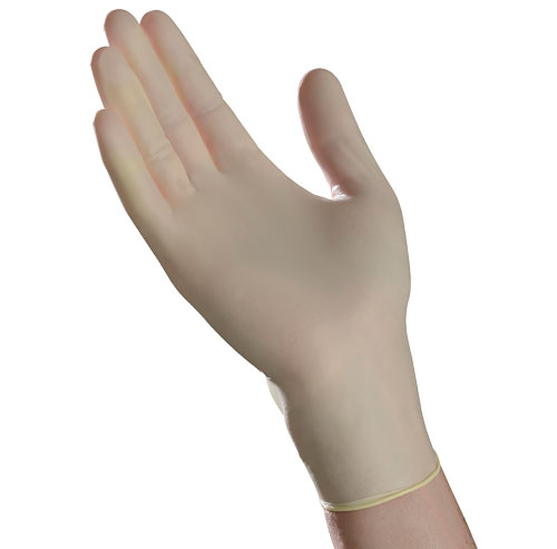 AMBITEX Non-Sterile Powder-Free Vinyl Supreme XP Exam Glove Small  Cream AXVSM221