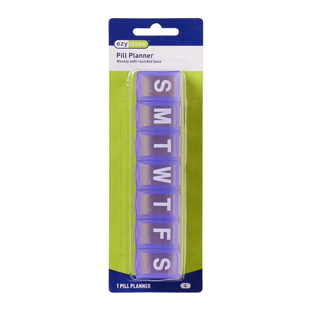 Ezy Dose Weekly Contoured Pill Planner, Large AY67419