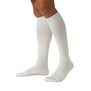 Activewear Knee, Clsd Toe, 30-40, Lrg, Cool White BI110053