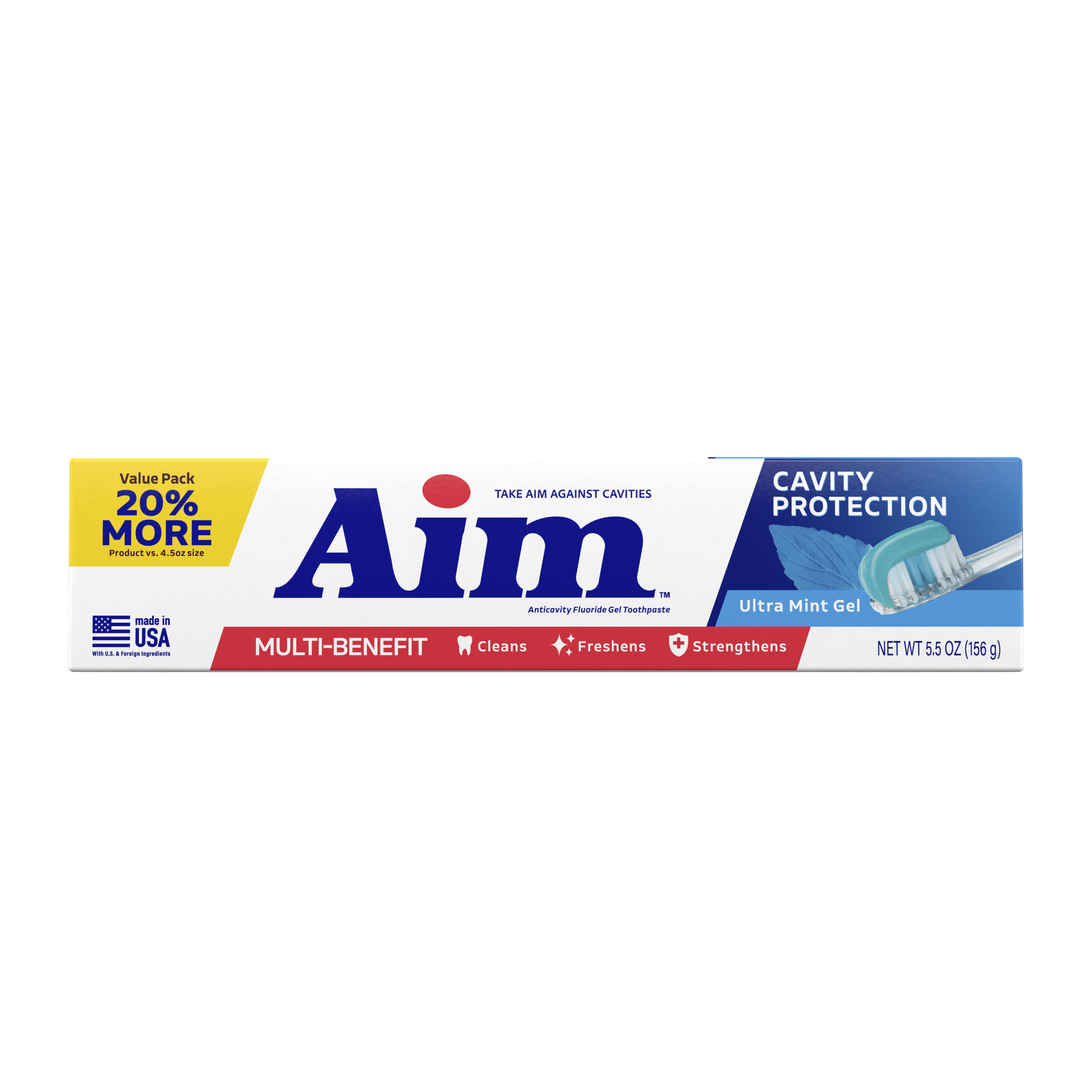 Aim Cavity Protection Mint Gel, 5.5 oz BX20502527