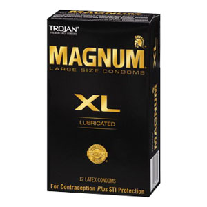 Trojan Magnum Lubricated Condom, X-Large BX64714