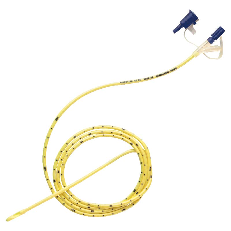 CORFLO Ultra Lite Nasogastric Feeding Tube with Stylet, 10Fr 43" CP209431