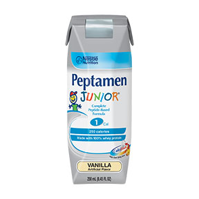 Peptamen Junior Complete Elemental Nutrition Vanilla Flavor Liquid 8 oz. Can CR2L6252