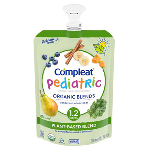 COMPLEAT Pediatric Organic Blends, Plant-Based, 10.1 oz Pouch - REPLACES CR4390011721 CR4390082209