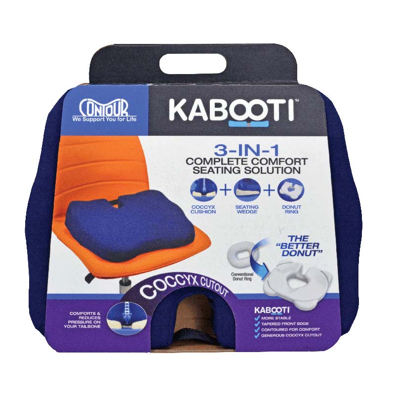 Kabooti Comfort Ring with Blue Cover, 17-1/2" x 13-1/2" x 3-1/4" CTP30750B1952