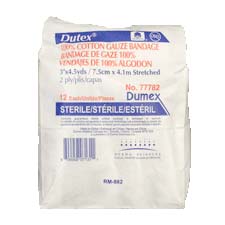 Dutex Conforming Bandage 3" x 4-1/10 yds., Sterile DE77782