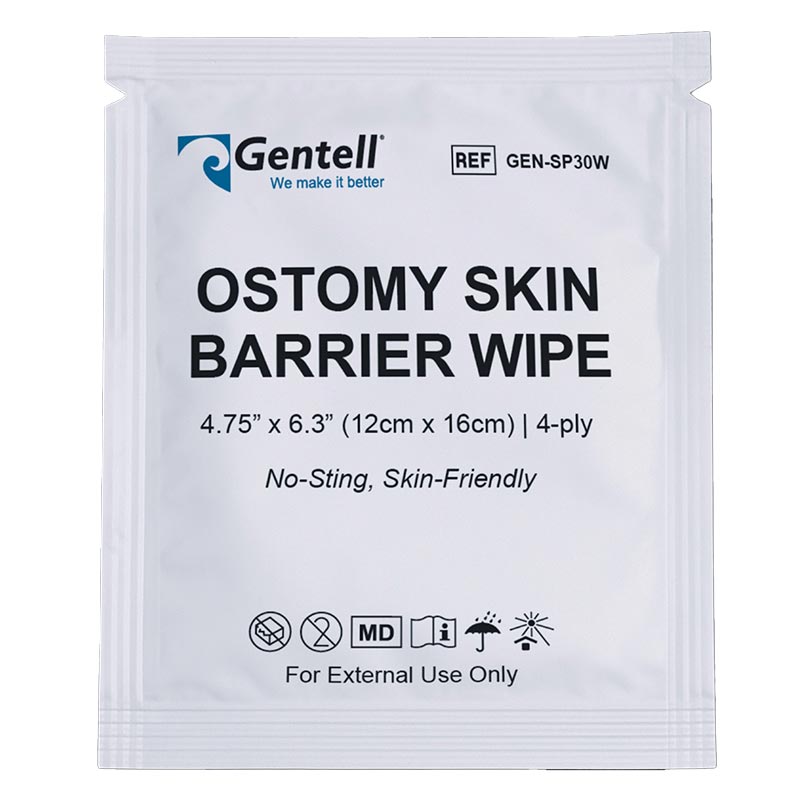Gentell Skin Barrier Wipes, 25 Count DEGENSP30W