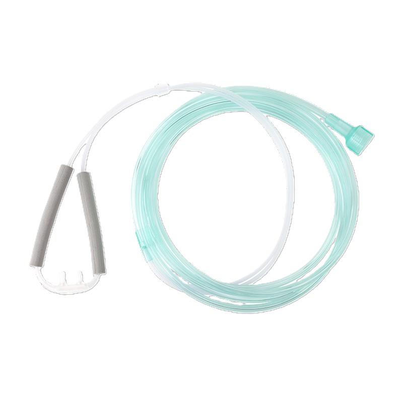 Dynarex Nasal Oxygen Cannula Cushion Tip with Ultra Soft Ear Foam and 4' Standard Connector, Adult DX33152